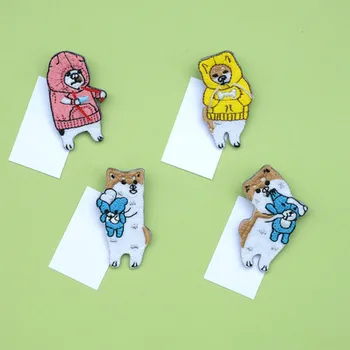 20pcs/lot Japanese Style Cartoon Animals Brooches Dog Bear Embroidery Pin for Kids Lapel Pin Hat/bag Pins Women Badge SC4776
20pcs/lot Japanese Style Cartoon Animals Brooches Dog Bear Embroidery Pin for Kids Lapel Pin Hat/bag Pins Women Badge SC4776
