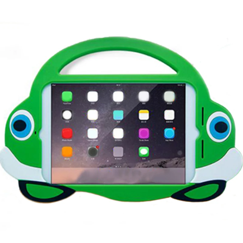 For iPad mini 1/2/3/4 Cute Cartoon Car Kids Silicone Case, Universal Shockproof Silicone Protective Cover with Self Stand
For iPad mini 1/2/3/4 Cute Cartoon Car Kids Silicone Case, Universal Shockproof Silicone Protective Cover with Self Stand