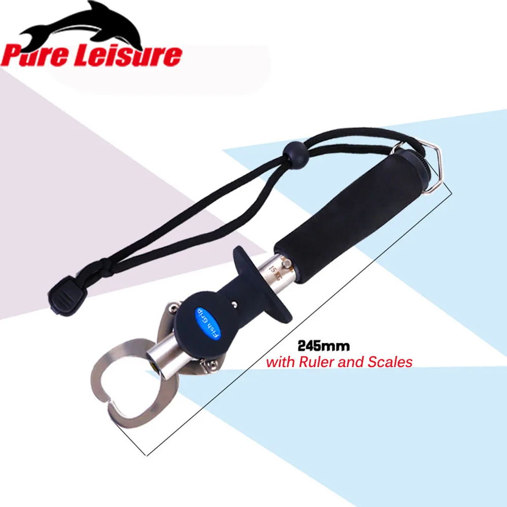 PureLeisure Fish Grip Lure Cramp Hand Controller Holder Fishing Lip Gripper Pliers vis tangen with Scale and Retention Rope
PureLeisure Fish Grip Lure Cramp Hand Controller Holder Fishing Lip Gripper Pliers vis tangen with Scale and Retention Rope