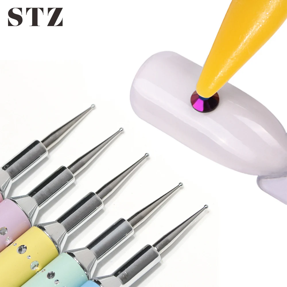 STZ 1pcs Fashion Crayon Wax Dotting Pen Pencil Double-ended Crystal Bead Rhinestone Picker Manicure Salon Nail Tools #046
STZ 1pcs Fashion Crayon Wax Dotting Pen Pencil Double-ended Crystal Bead Rhinestone Picker Manicure Salon Nail Tools #046