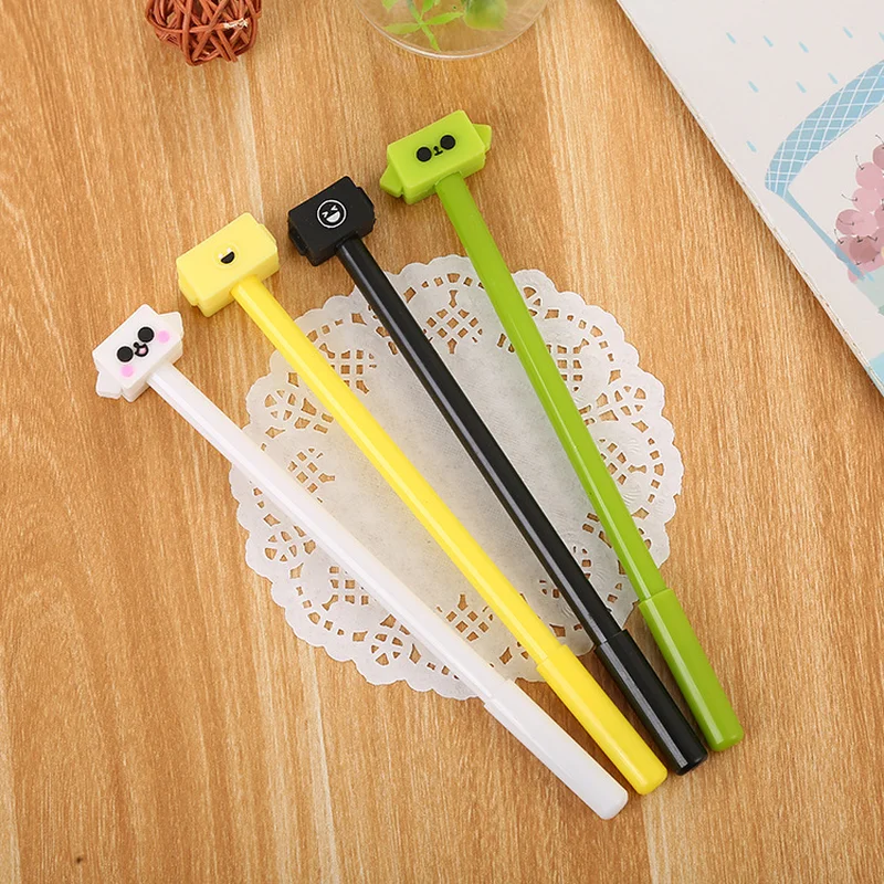 1 Pcs Creative Cartoon Square Cute Silicone Head Gel Pen Kawaii Student Children Gift School Office Signature Pen Stationery
1 Pcs Creative Cartoon Square Cute Silicone Head Gel Pen Kawaii Student Children Gift School Office Signature Pen Stationery