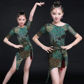Girls Latin Dance Skirt New Style Elegant Peacock Printed Clothes National Standard Competition Embroidery Latin Dance Skirt
Girls Latin Dance Skirt New Style Elegant Peacock Printed Clothes National Standard Competition Embroidery Latin Dance Skirt