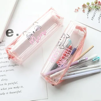 Dumei Pencil Case School Office Stationery Pencil Bags Pink Transparent Student Cute Pen Case High-capacity Waterproof Storage
Dumei Pencil Case School Office Stationery Pencil Bags Pink Transparent Student Cute Pen Case High-capacity Waterproof Storage