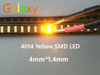 Free shipping 100pcs 4014 smd led yellow Surface Mounted .4.0*1.4mm light emitting diode 0.2w chip led
Free shipping 100pcs 4014 smd led yellow Surface Mounted .4.0*1.4mm light emitting diode 0.2w chip led