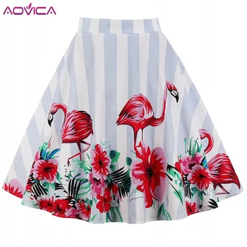 Aovica 15 Style S-4XL Retro Print Flower Summer Skirts Womens 2018 High Waist Vintage Skirt Elegant A-Line Midi Women Skirt
Aovica 15 Style S-4XL Retro Print Flower Summer Skirts Womens 2018 High Waist Vintage Skirt Elegant A-Line Midi Women Skirt