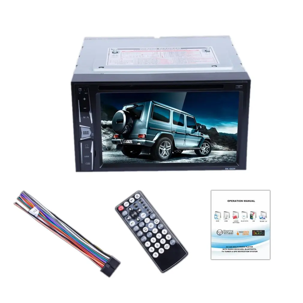 6.2" 2 Din Car MP5 Player High-definition Digital Touch Screen Car Radio Universal DVD Player Support Rear View Camera
6.2" 2 Din Car MP5 Player High-definition Digital Touch Screen Car Radio Universal DVD Player Support Rear View Camera