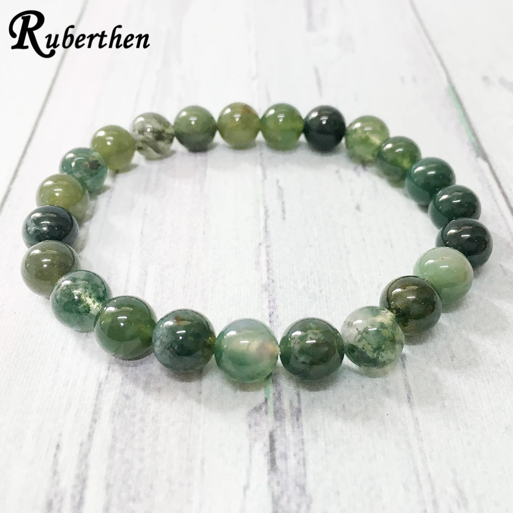 Ruberthen On Sale 2018 Bracelet for Women High Quality Energy Beaded Bracelet Moss Agat e Balance Bracelet Natural Stone Jewelry
Ruberthen On Sale 2018 Bracelet for Women High Quality Energy Beaded Bracelet Moss Agat e Balance Bracelet Natural Stone Jewelry