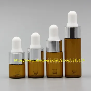 wholesale 1ml 2ml 3ml 5ml brown glass bottle, mini sample perfume essential oil Aromatherapy Liquid Pipette Refillable Bottle 
wholesale 1ml 2ml 3ml 5ml brown glass bottle, mini sample perfume essential oil Aromatherapy Liquid Pipette Refillable Bottle