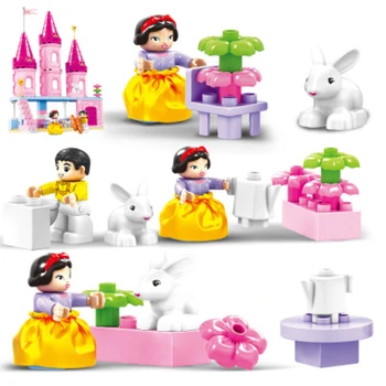 baby girl Building Blocks Happy Princess Figure Compatible with big size duplo Friends Brick pink Girl educational kids girl Toy
baby girl Building Blocks Happy Princess Figure Compatible with big size duplo Friends Brick pink Girl educational kids girl Toy