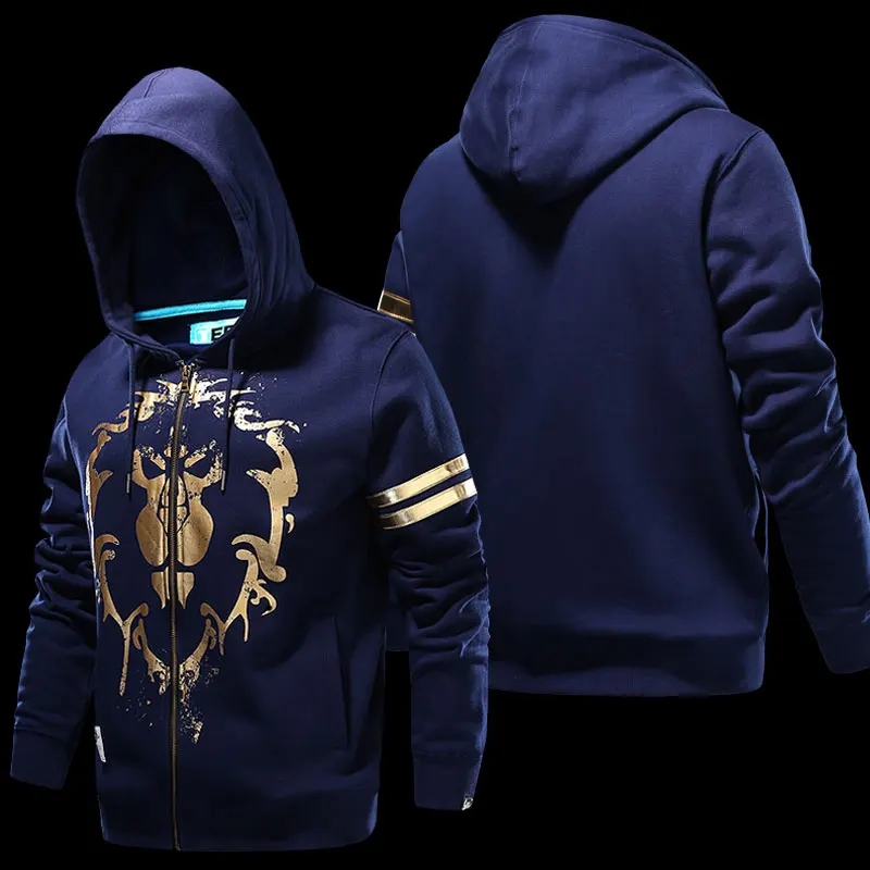 Alliance Horde Logo Sweatshirt Men Black Blue 3xl Large size Zip Up Hoodies Cool
Alliance Horde Logo Sweatshirt Men Black Blue 3xl Large size Zip Up Hoodies Cool