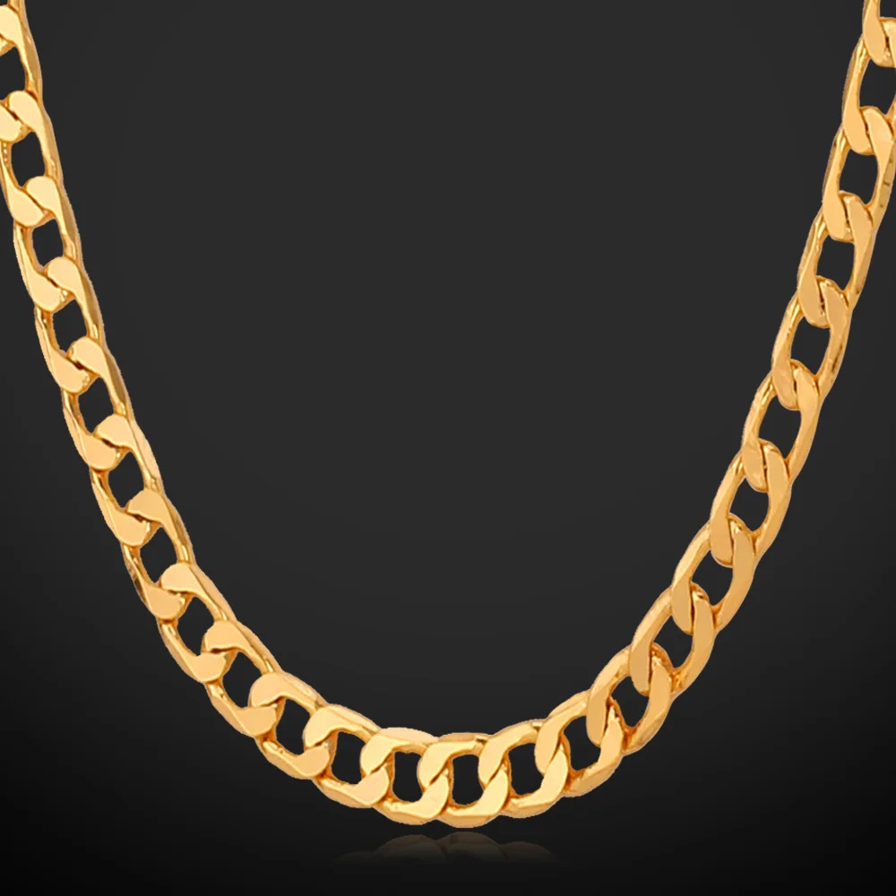 Kpop Men's High Quality Filled Chunky Necklaces Chains Gold/Silver Color Figaro Necklace 5MM 55CM 22'' N744
Kpop Men's High Quality Filled Chunky Necklaces Chains Gold/Silver Color Figaro Necklace 5MM 55CM 22'' N744