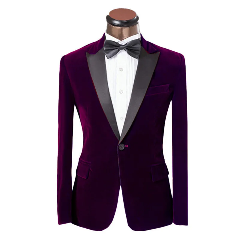 Peak Lapel Purple Velour Coat Slim Fit Men Suit Men Velvet Casual Prom Performance Groomsmen Wedding Tuxedos 2020 (Jacket+Pants)
Peak Lapel Purple Velour Coat Slim Fit Men Suit Men Velvet Casual Prom Performance Groomsmen Wedding Tuxedos 2020 (Jacket+Pants)