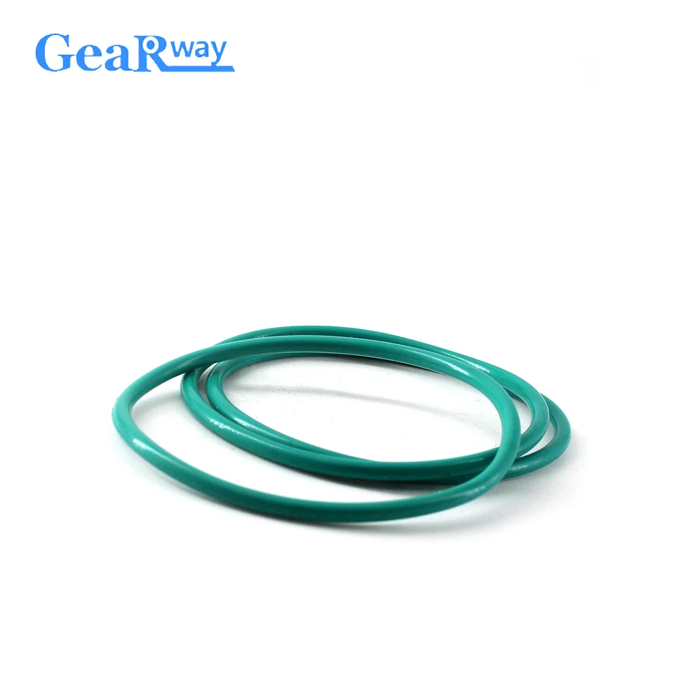 

Gearway Fluorine Rubber O Ring Seal Gasket 2.4mm CS Green FKM O Ring Seal Washer 6/7/7.5/820/21/22 OD O Ring Sealing