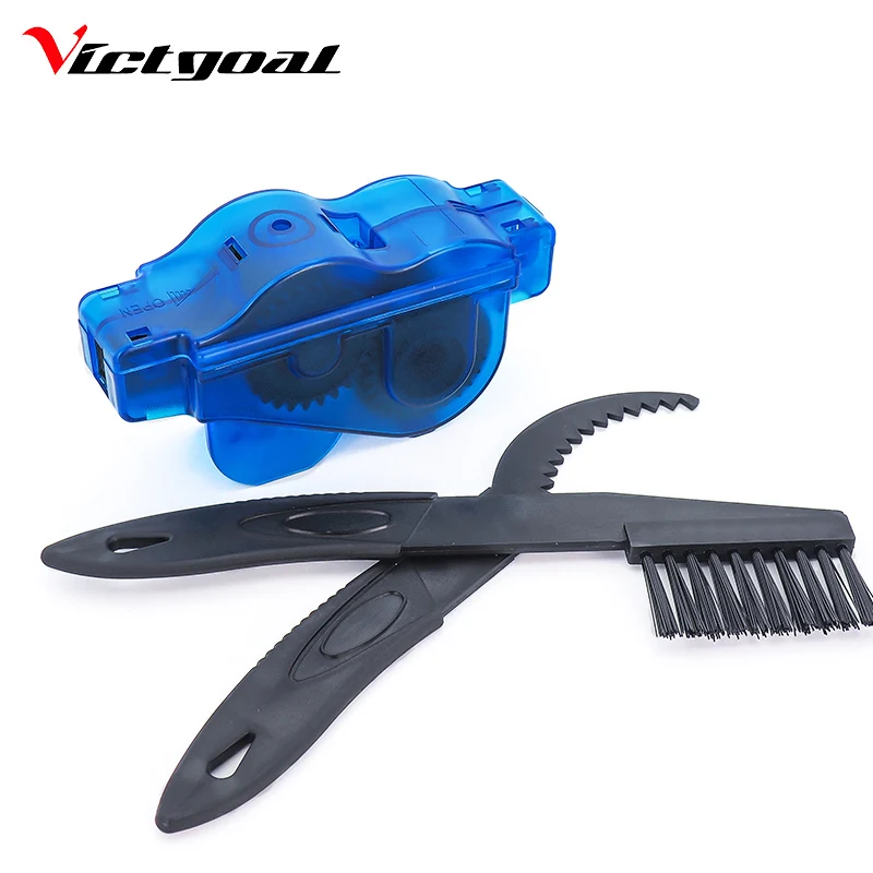 VICTGOAL Bike Chain Cleaner Bicycle Chain Wash Tool Kit Bike Repair Tool Kit MTB Cycling Chain Brushes Scrubber Bike Accessories
VICTGOAL Bike Chain Cleaner Bicycle Chain Wash Tool Kit Bike Repair Tool Kit MTB Cycling Chain Brushes Scrubber Bike Accessories