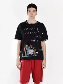 2019SS NEW VETEMENTS INSECURITY letters Printing men short sleeves T-shirt HIP HOP Brand Fashion Casual Cotton Tee 4 color S-XXL
2019SS NEW VETEMENTS INSECURITY letters Printing men short sleeves T-shirt HIP HOP Brand Fashion Casual Cotton Tee 4 color S-XXL