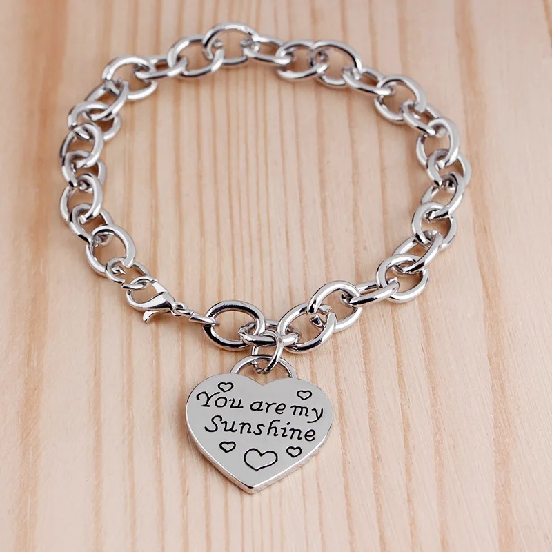Lettering Bracelet You Are My Sun Shine Peach Heart Ladies Bracelet of Girls Gift for Goddess In Your Heart
Lettering Bracelet You Are My Sun Shine Peach Heart Ladies Bracelet of Girls Gift for Goddess In Your Heart