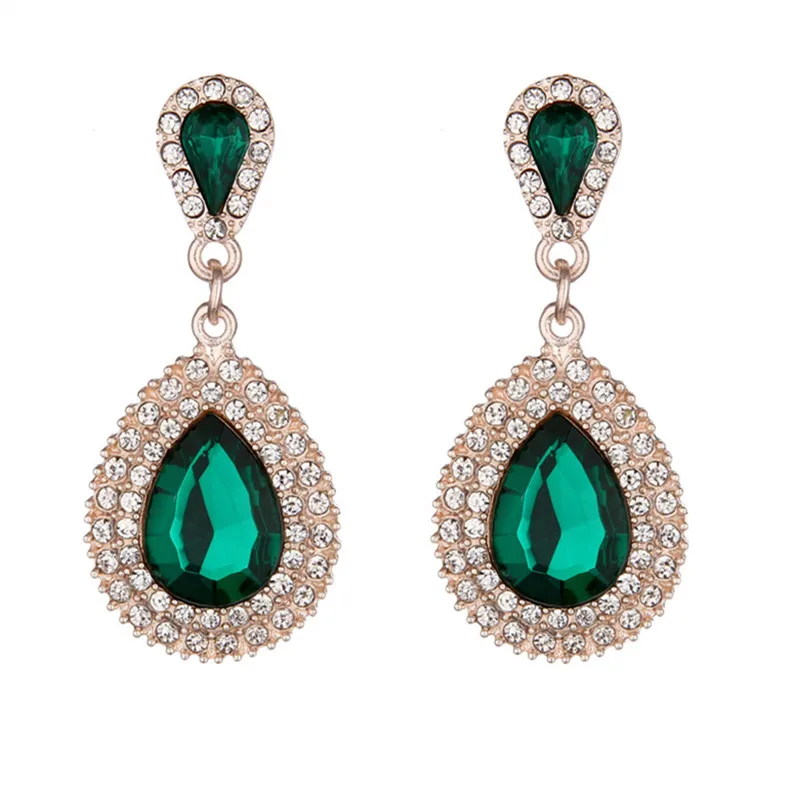 Palace Retro Luxulite Full Drilling Water Drop Rhinestones Female Earrings Sweet Earrings Long Earrings Crystal Earrings FCE005
Palace Retro Luxulite Full Drilling Water Drop Rhinestones Female Earrings Sweet Earrings Long Earrings Crystal Earrings FCE005