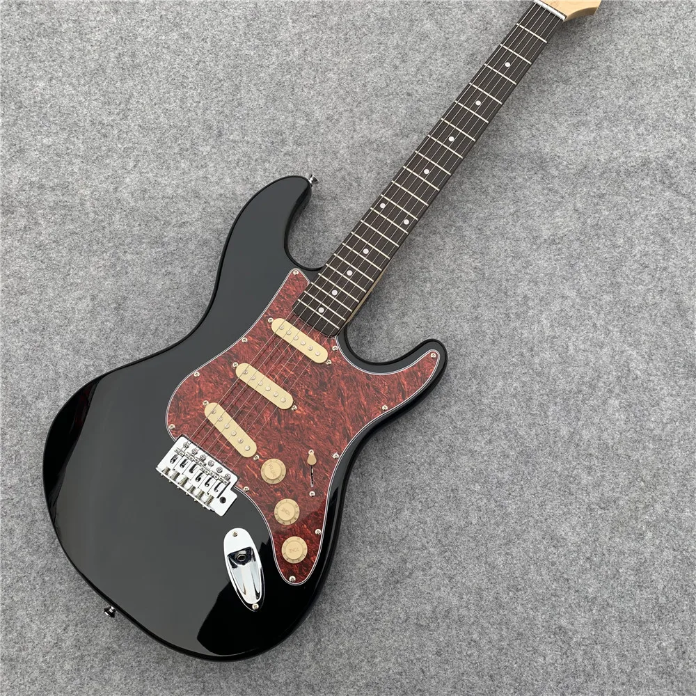 Black, red guard electric guitar, birthday gift, can be customized according to buyer requirements.
Black, red guard electric guitar, birthday gift, can be customized according to buyer requirements.