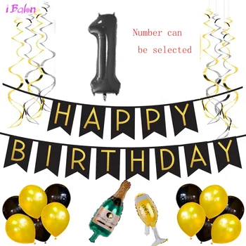 1-9 old Happy birthday Banner gold birthday party decorations kids balloons 40inch gold number foil globos Baby shower supplies
1-9 old Happy birthday Banner gold birthday party decorations kids balloons 40inch gold number foil globos Baby shower supplies