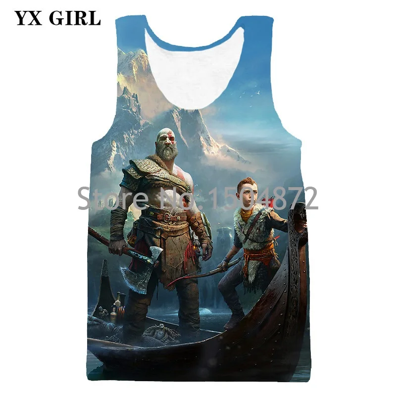 2018 New Fashion 3d Printed God of War Tank Tops Men/Women Summer Hip Hop Unisex Vest Dropshipping
2018 New Fashion 3d Printed God of War Tank Tops Men/Women Summer Hip Hop Unisex Vest Dropshipping