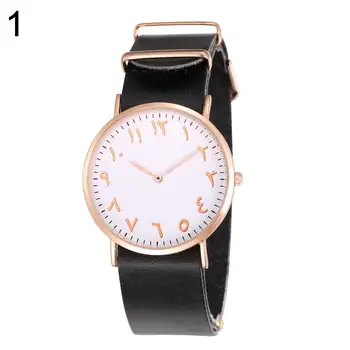 Unisex Fashion Watch Women Faux Leather Arab Numerals Dial Watch Men Analog Casual Gift watches ladies watches montre femme
Unisex Fashion Watch Women Faux Leather Arab Numerals Dial Watch Men Analog Casual Gift watches ladies watches montre femme