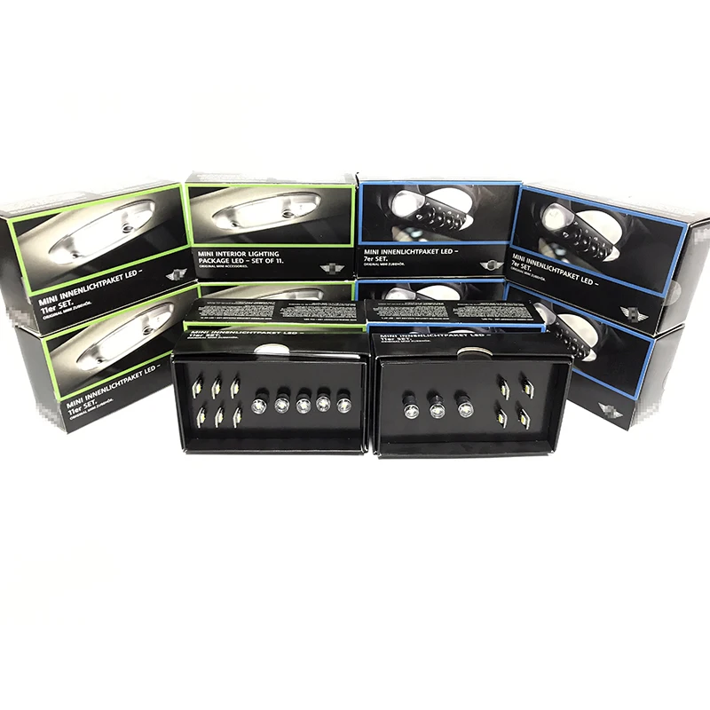 Mini Cooper OEM LED 7 Piece 11 Piece Interior Light Package Bulb Upgrade Kit R60 R61 R55
Mini Cooper OEM LED 7 Piece 11 Piece Interior Light Package Bulb Upgrade Kit R60 R61 R55