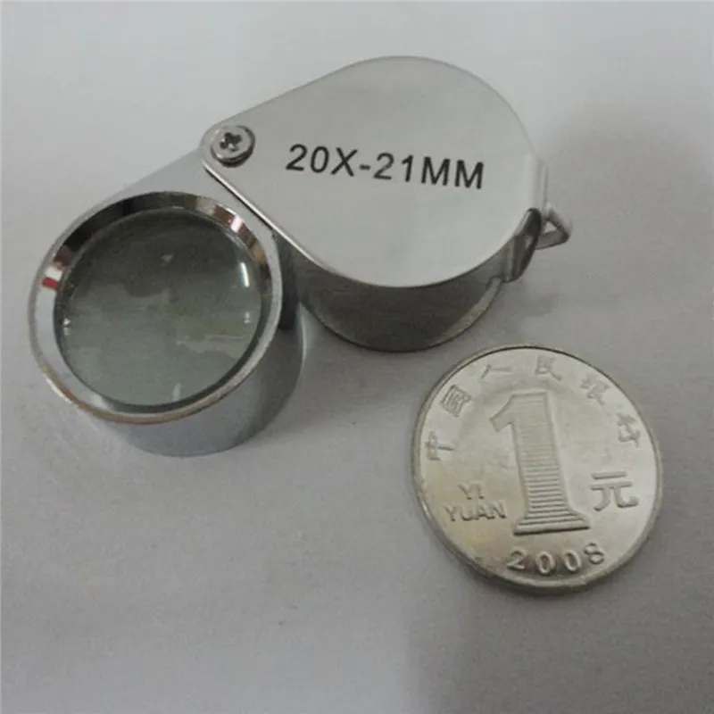 

Magnifier glasses 10x 20x 30x Jewelry Magnifying Glass 21mm Folding Magnifier Loupe for Jewelry Coins Stamps Antiqu