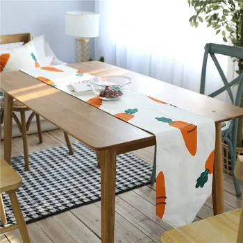 Pastoral Cotton Linen Table Runner Carrot Printed Table Flag Table Cloth Cover Towel Table Decoration Home Textile
Pastoral Cotton Linen Table Runner Carrot Printed Table Flag Table Cloth Cover Towel Table Decoration Home Textile