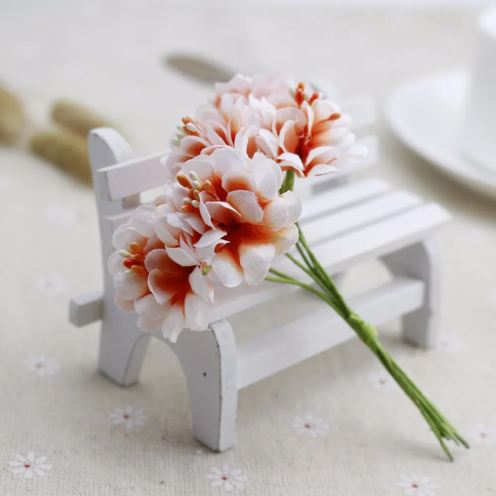 6pcs silk Artificial flowers for wedding decoration handicraftDIY Bride bouquet Decorative Gift Scrapbooking wreath StamenFlower
6pcs silk Artificial flowers for wedding decoration handicraftDIY Bride bouquet Decorative Gift Scrapbooking wreath StamenFlower