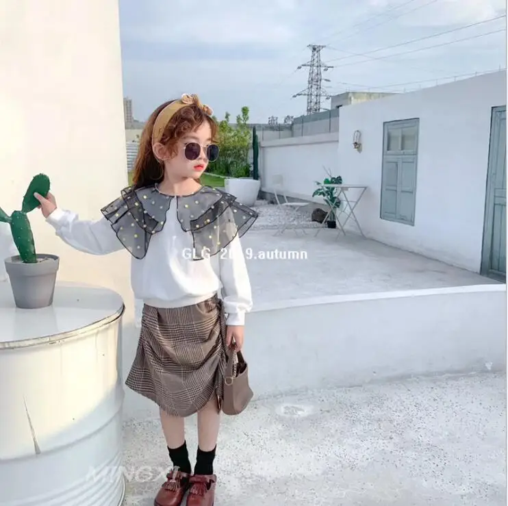 2019 Korean style girls t-shirt cotton tulle fashion autumn girls sweatshirt 3-8t C62
2019 Korean style girls t-shirt cotton tulle fashion autumn girls sweatshirt 3-8t C62