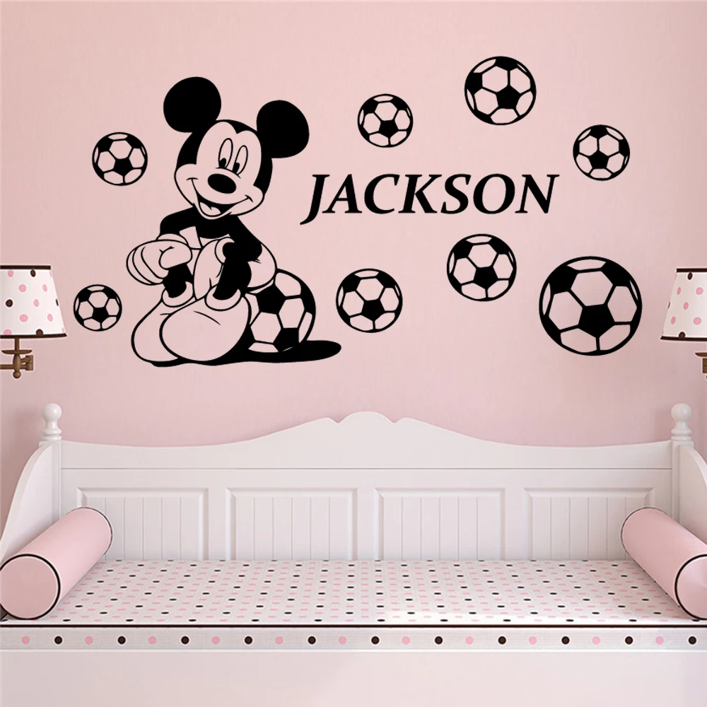 Fashion Mickey Custom Name Waterproof Wall Stickers For Kids Room Vinyl Decals Baby Bedroom Wallpaper Art Mural
Fashion Mickey Custom Name Waterproof Wall Stickers For Kids Room Vinyl Decals Baby Bedroom Wallpaper Art Mural