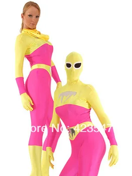 Blue Talon Spandex Pink & Yellow Superhero Costume Party Halloween carnival costumes.
Blue Talon Spandex Pink & Yellow Superhero Costume Party Halloween carnival costumes.