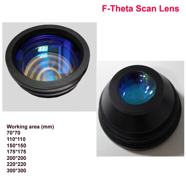 Китай 1064nm волоконный лазерный сканер F-Theta сканирующая линза для волоконной