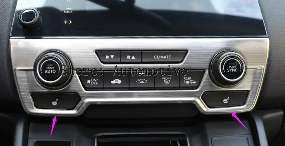 1pcs Chrome Car-Styling Accessories Stainless Steel Middle Console Control Plate Cover For Honda CRV CR-V 2017 2018
1pcs Chrome Car-Styling Accessories Stainless Steel Middle Console Control Plate Cover For Honda CRV CR-V 2017 2018