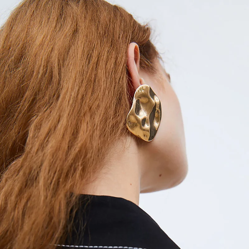 JUJIA Ethnic Statement Jewelry Metal Irregular Vintage Gold Stud Earrings For Women Brincos Accessories
JUJIA Ethnic Statement Jewelry Metal Irregular Vintage Gold Stud Earrings For Women Brincos Accessories