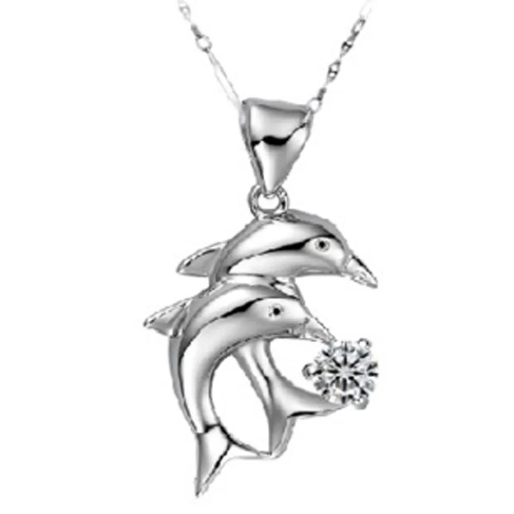 Modern Trendy Funny Double Dolphin Pattern Woman Pendant Newest 2.5*1.8cm Necklace Fashion
Modern Trendy Funny Double Dolphin Pattern Woman Pendant Newest 2.5*1.8cm Necklace Fashion