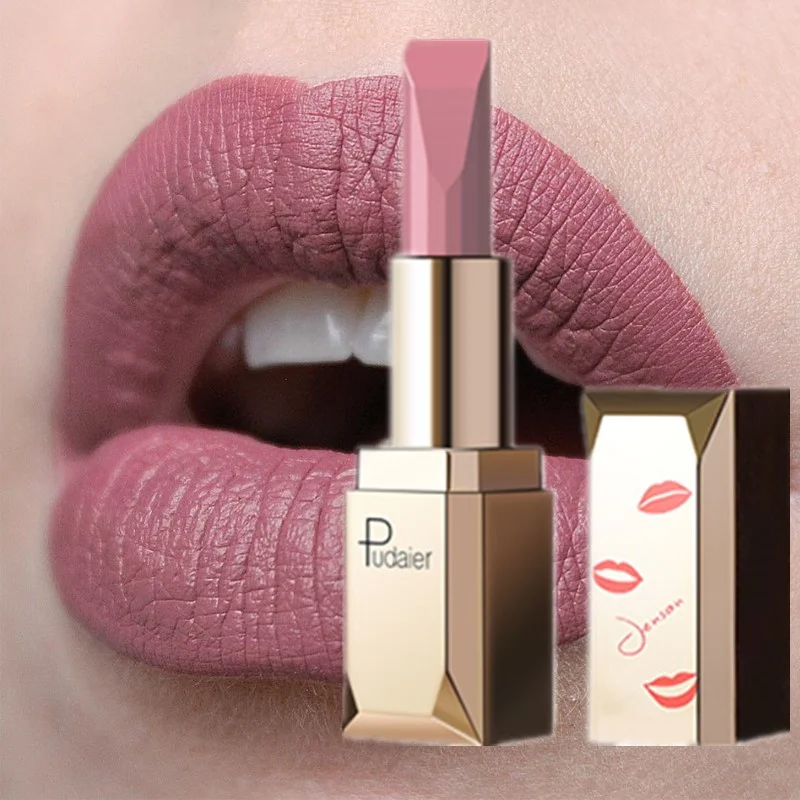 Pudaier Matte Lipstick Waterproof Lip Makeup 26Colors Long Lasting Moisturizer Lip Tint Black Pigment Sexy rouge a levre mat
Pudaier Matte Lipstick Waterproof Lip Makeup 26Colors Long Lasting Moisturizer Lip Tint Black Pigment Sexy rouge a levre mat
