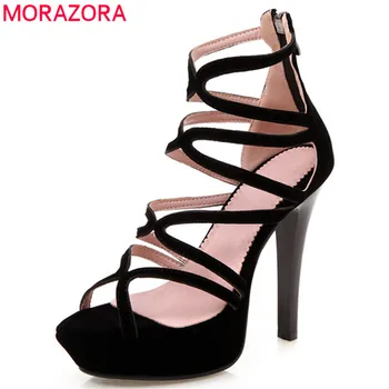 MORAZORA 2019 newest women sandals hollow out thin high heels platform shoes woman zip gladiator sandals party prom shoes woman
MORAZORA 2019 newest women sandals hollow out thin high heels platform shoes woman zip gladiator sandals party prom shoes woman
