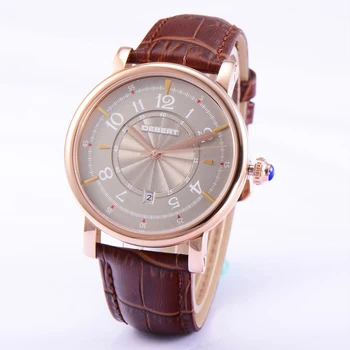 Fashion classics brand Debert 43mm Stainless steel case Gray Dial automatic mens mechanical watch 1829
Fashion classics brand Debert 43mm Stainless steel case Gray Dial automatic mens mechanical watch 1829