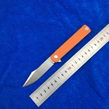 LEMIFSHE Flipper Gentleman 2 folding knife 9CR18MOV steel blade G10 handle outdoor camping pocket fruit knife EDC tools
LEMIFSHE Flipper Gentleman 2 folding knife 9CR18MOV steel blade G10 handle outdoor camping pocket fruit knife EDC tools