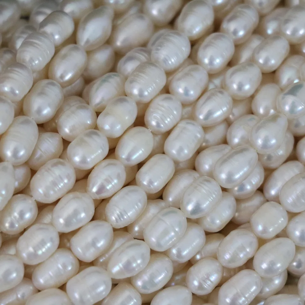 Hot white natural rice freshwater pearls high grade women weddings charms loose beads jewelry making 15inch B1341
Hot white natural rice freshwater pearls high grade women weddings charms loose beads jewelry making 15inch B1341