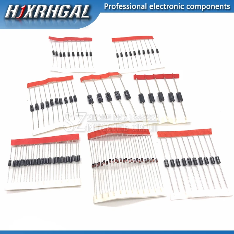 8values=100pcs 1N5399 1N5408 1N4148 1N4007 1N5819 1N5822 FR107 FR207 Switching Diode component diy kit original hjxrhgal
8values=100pcs 1N5399 1N5408 1N4148 1N4007 1N5819 1N5822 FR107 FR207 Switching Diode component diy kit original hjxrhgal
