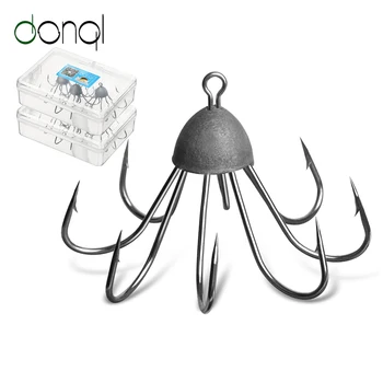 DONQL 3pcs/lot Combination Fishing Hooks Explosion Coil Keeper Fishhook Octopus Monsters Hooks Fishing Accessories
DONQL 3pcs/lot Combination Fishing Hooks Explosion Coil Keeper Fishhook Octopus Monsters Hooks Fishing Accessories