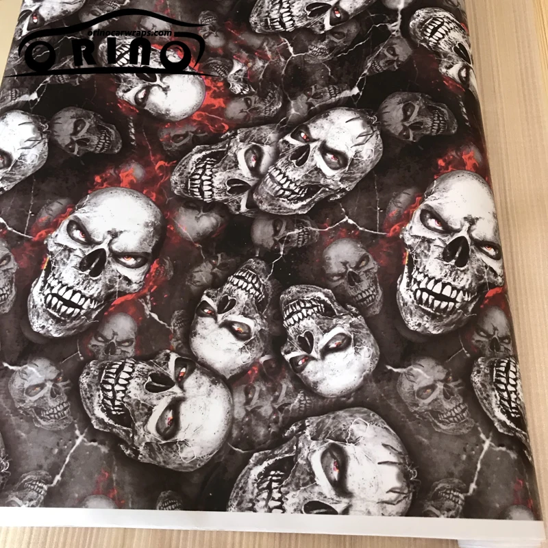 Skull Car Sticker Vinyl Film-1