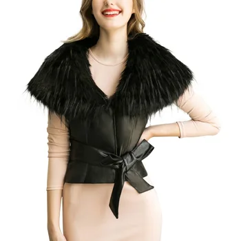 Faux Fur Women Winter Coat 2018 Casual Plus Size Belts Sleeveless Faux Fox Fur Collar Short Winter Shaggy Jacket Coat Women
Faux Fur Women Winter Coat 2018 Casual Plus Size Belts Sleeveless Faux Fox Fur Collar Short Winter Shaggy Jacket Coat Women