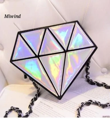 2019 fashion hologram bag diamond shape laser holographic crossbody chain bag women messenger bags
2019 fashion hologram bag diamond shape laser holographic crossbody chain bag women messenger bags
