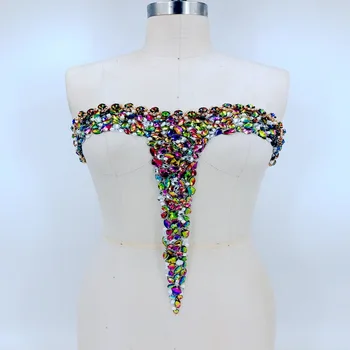1PC Handmade 41*37cm Colorful AB Colour Sew On Rhinestones Applique Trim Crystals Patches For Party Dress DIY Manual Accessories
1PC Handmade 41*37cm Colorful AB Colour Sew On Rhinestones Applique Trim Crystals Patches For Party Dress DIY Manual Accessories