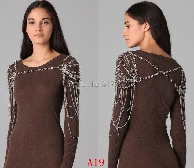 WOMEN FASHION STYLE A19 SILVER PLATED CHAIN DOUBLE SHOULDERS CHAIN Chains JEWELRY 3 COLORS
WOMEN FASHION STYLE A19 SILVER PLATED CHAIN DOUBLE SHOULDERS CHAIN Chains JEWELRY 3 COLORS