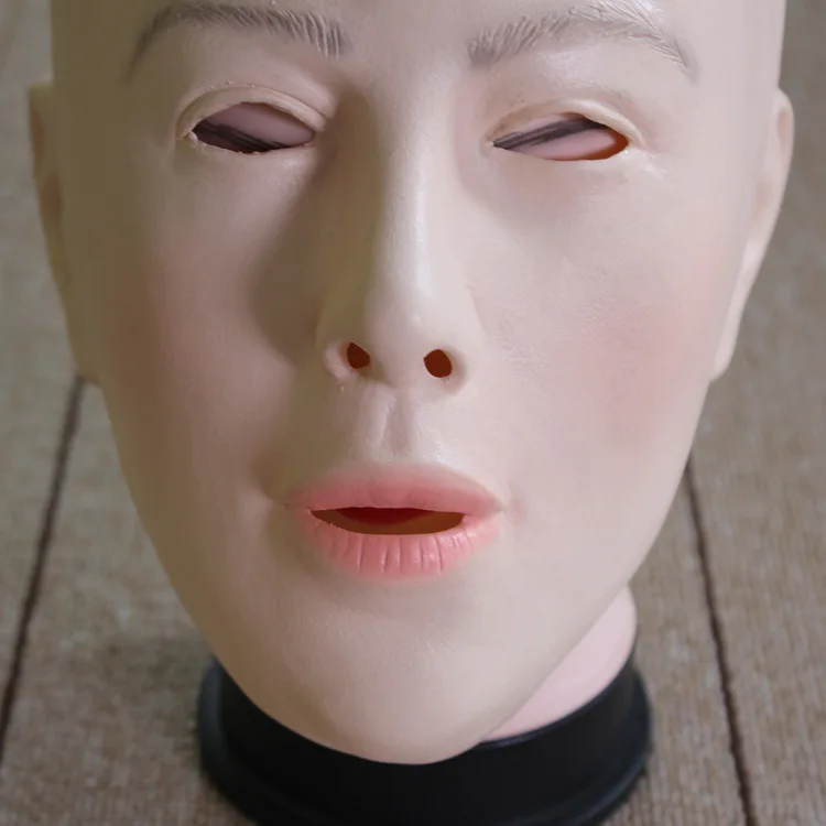 Face latex mask transvestite