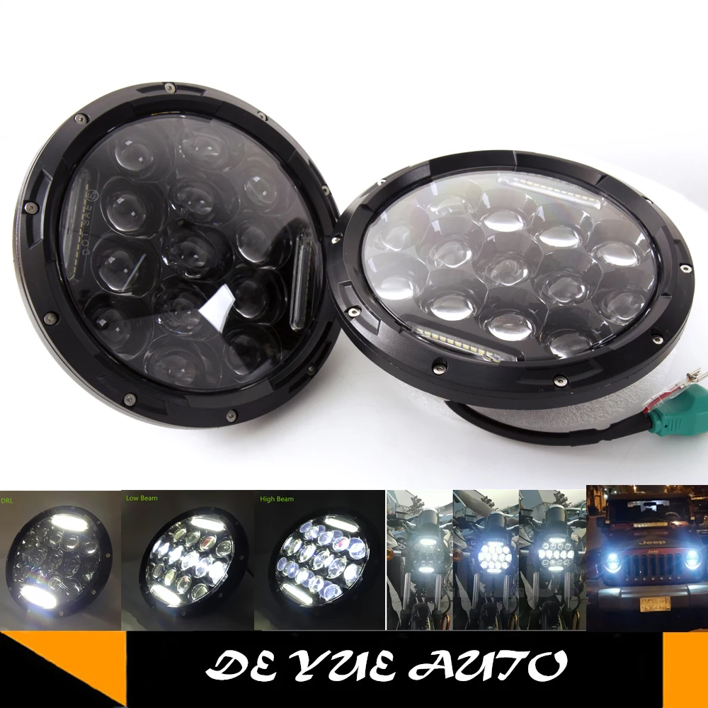 for Mercedes Benz G55 AGM Jeep Willys 85W 7 inch round with DRL LED headlight 7" day light for wrangler Hummer H1 H2 Defender
for Mercedes Benz G55 AGM Jeep Willys 85W 7 inch round with DRL LED headlight 7" day light for wrangler Hummer H1 H2 Defender